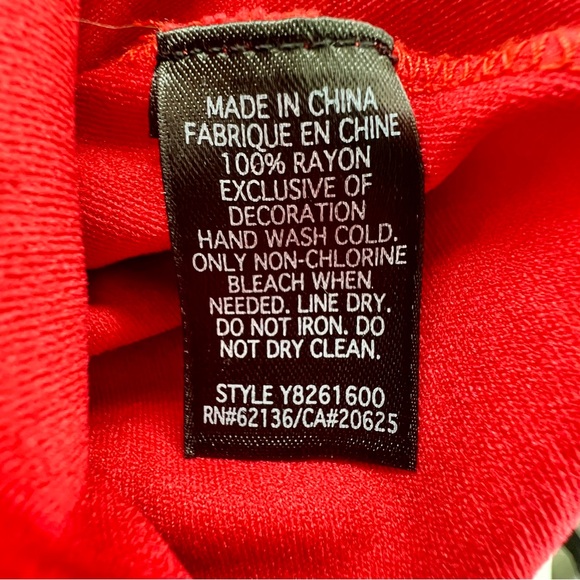 Vtg GUESS NWT Y2K Crochet Halter Dress Large Colorful Metallic Gold Red Blue - Picture 14 of 16